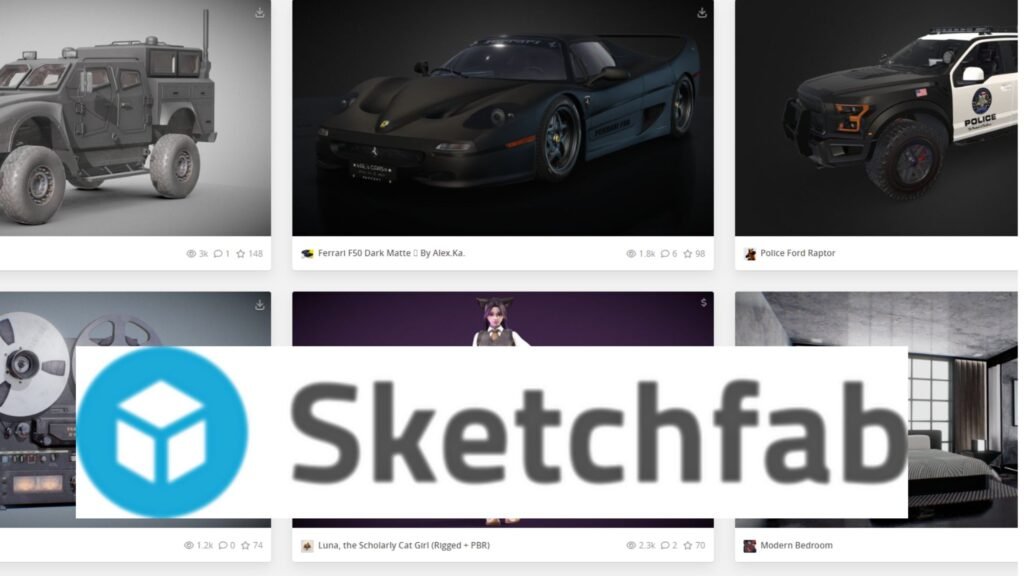 Download Sketchfab Premium models for Free! ( Sketchfab Ripper 2023 )